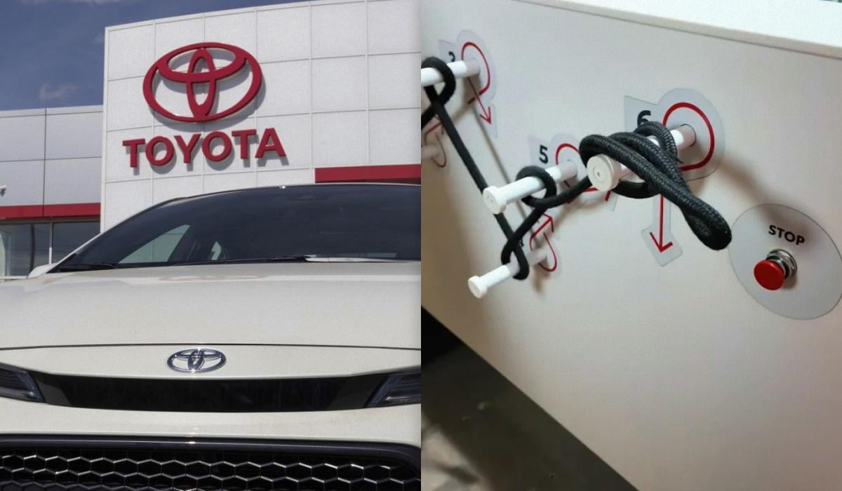 Toyota перевіряє кандидатів на роботу за допомогою тесту з мотузкою: не всі з ним справляються Toyota перевіряє кандидатів на роботу за допомогою тесту з мотузкою: не всі з ним справляються