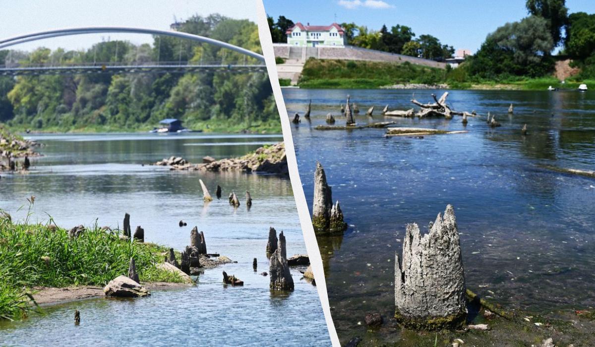 Тиса отступила и показала остатки моста времен Османской империи (фото) Тиса отступила и показала остатки моста времен Османской империи (фото)
