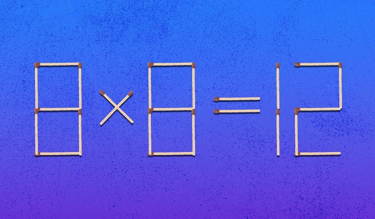 Тест для перевірки IQ: одна паличка стоїть не на своєму місці в рівнянні Тест для перевірки IQ: одна паличка стоїть не на своєму місці в рівнянні