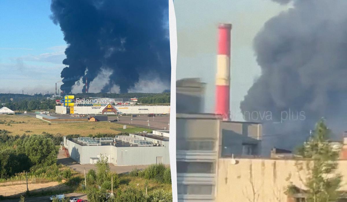 В Ярославле после атаки дронов горит один из крупнейших российских НПЗ (видео)