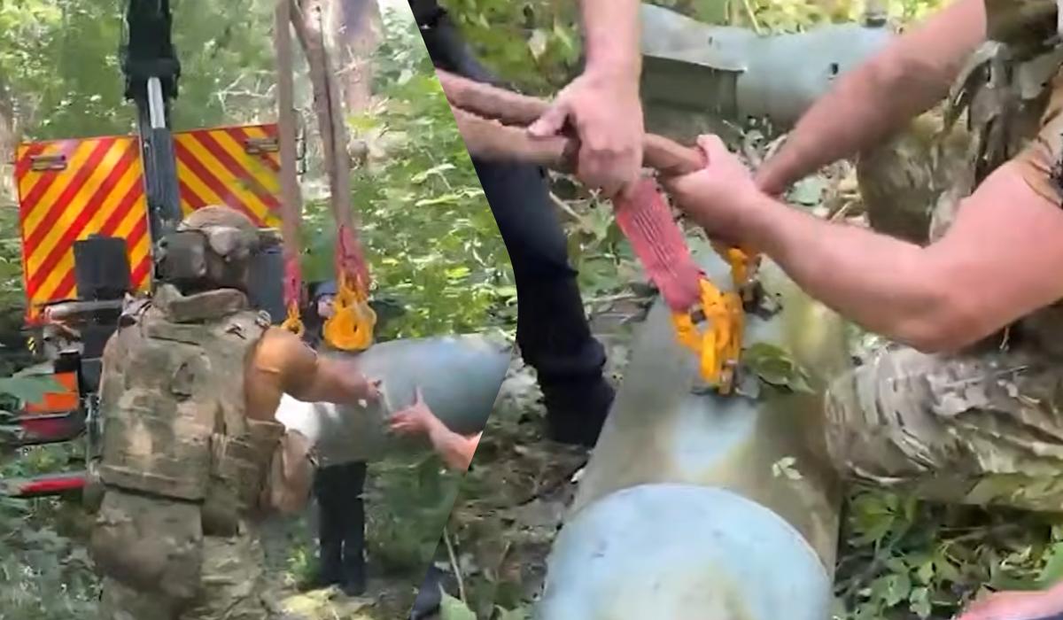 У Сумах прямо в парковій зоні знайшли 500-кілограмовий російський КАБ У Сумах прямо в парковій зоні знайшли 500-кілограмовий російський КАБ