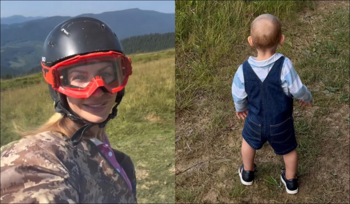 Нікітюк з однорічним сином вирушила на відпочинок у гори та нарвалася на хейт