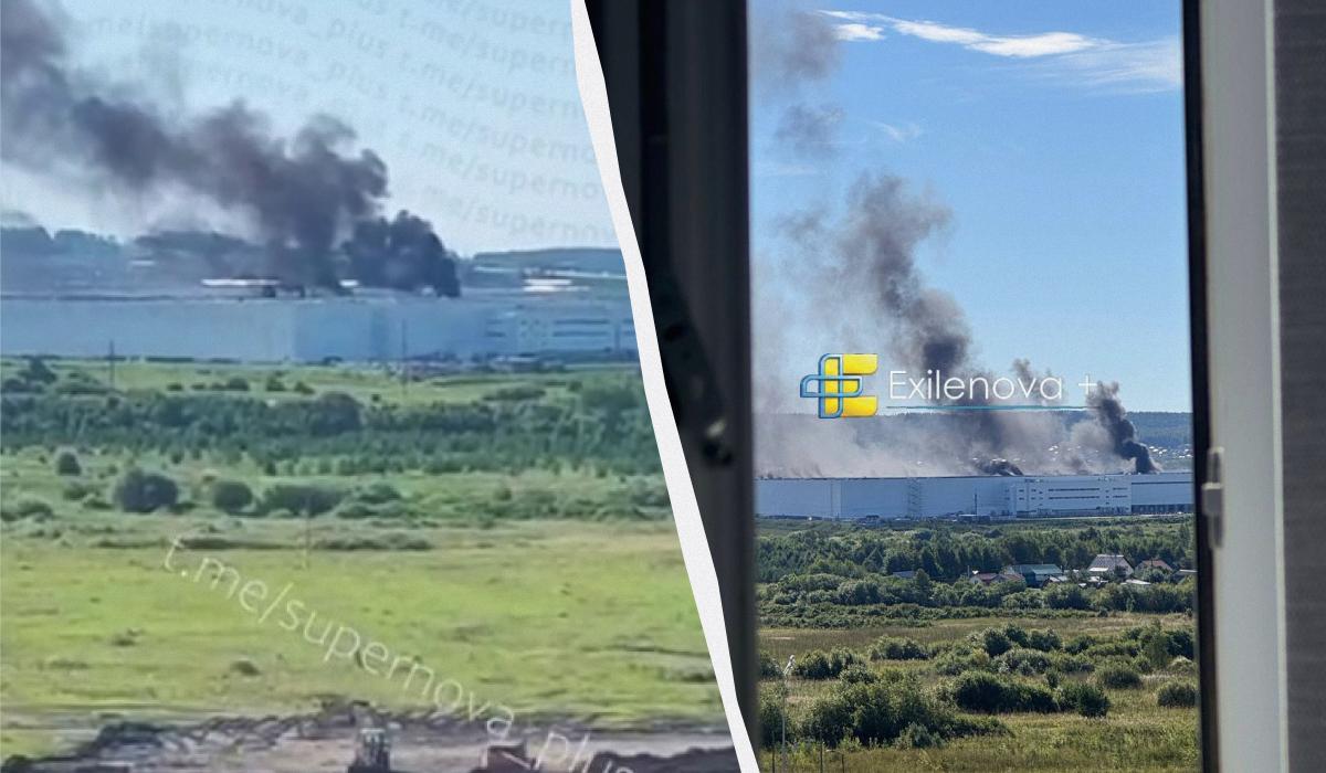 Дроны поразили склад Wildberries в Екатеринбурге за 2000 км от границы (видео) Дроны поразили склад Wildberries в Екатеринбурге за 2000 км от границы (видео)