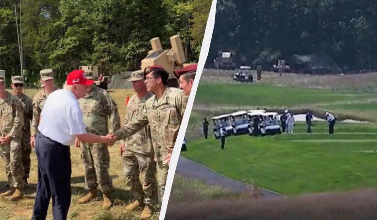 Трампа во время игры в гольф охраняет ПВО, – The War Zone