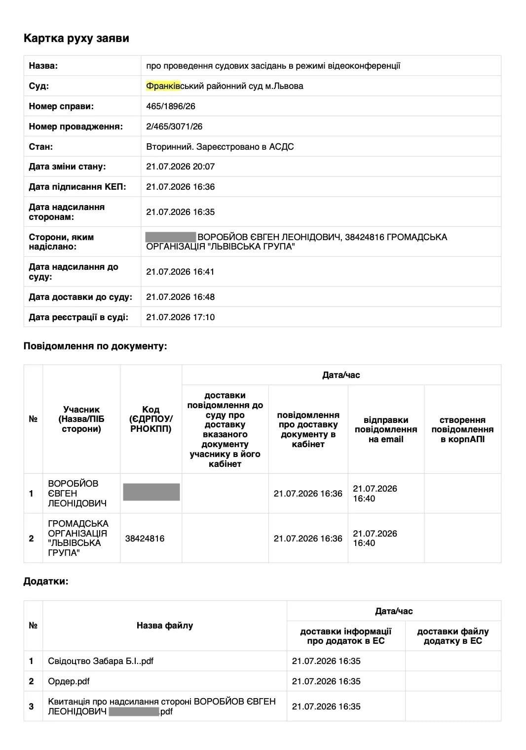 Адвокат заявив про тиск на суддів у справі проти проєкту 'Наші гроші Львів' Адвокат заявив про тиск на суддів у справі проти проєкту 'Наші гроші Львів'