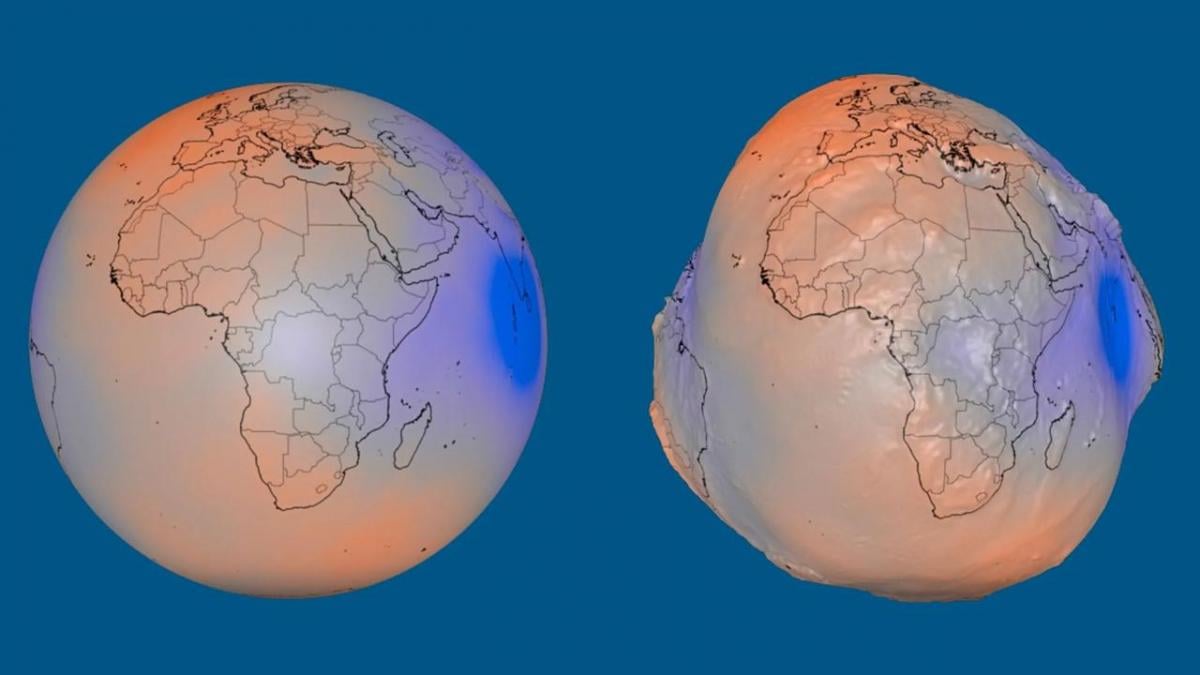 NASA показало Землю у формі 'картоплини': чому модель виглядає саме так NASA показало Землю у формі 'картоплини': чому модель виглядає саме так