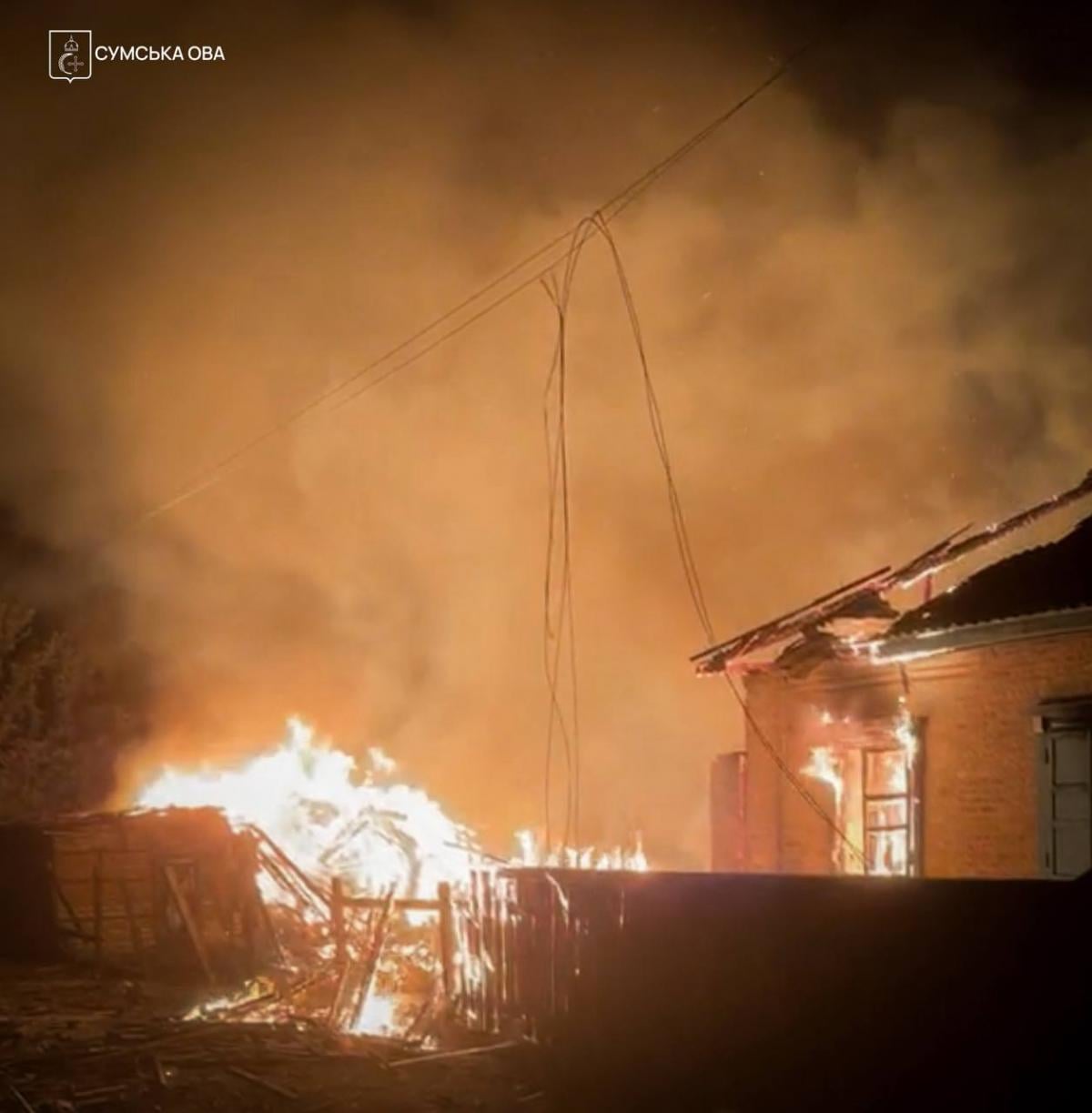 Ворог масовано атакував Харківську та Сумську області: загинуло дві людини, є поранені
