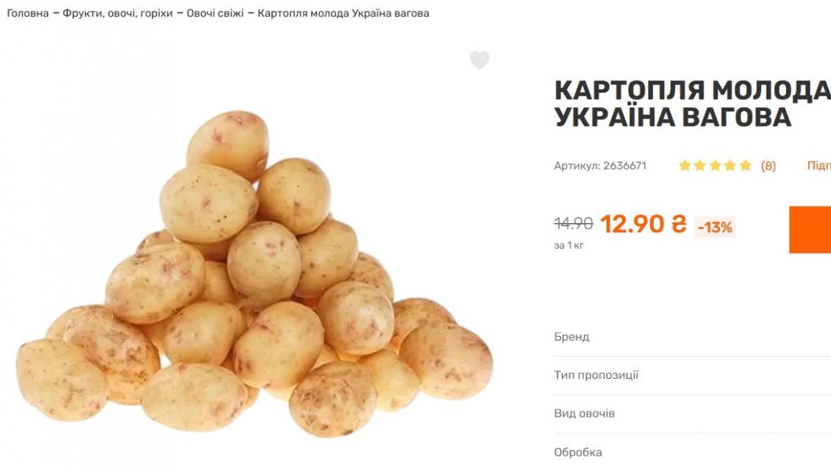 Ціни на картоплю в Україні обвалилися: скільки зараз коштує кілограм Ціни на картоплю в Україні обвалилися: скільки зараз коштує кілограм