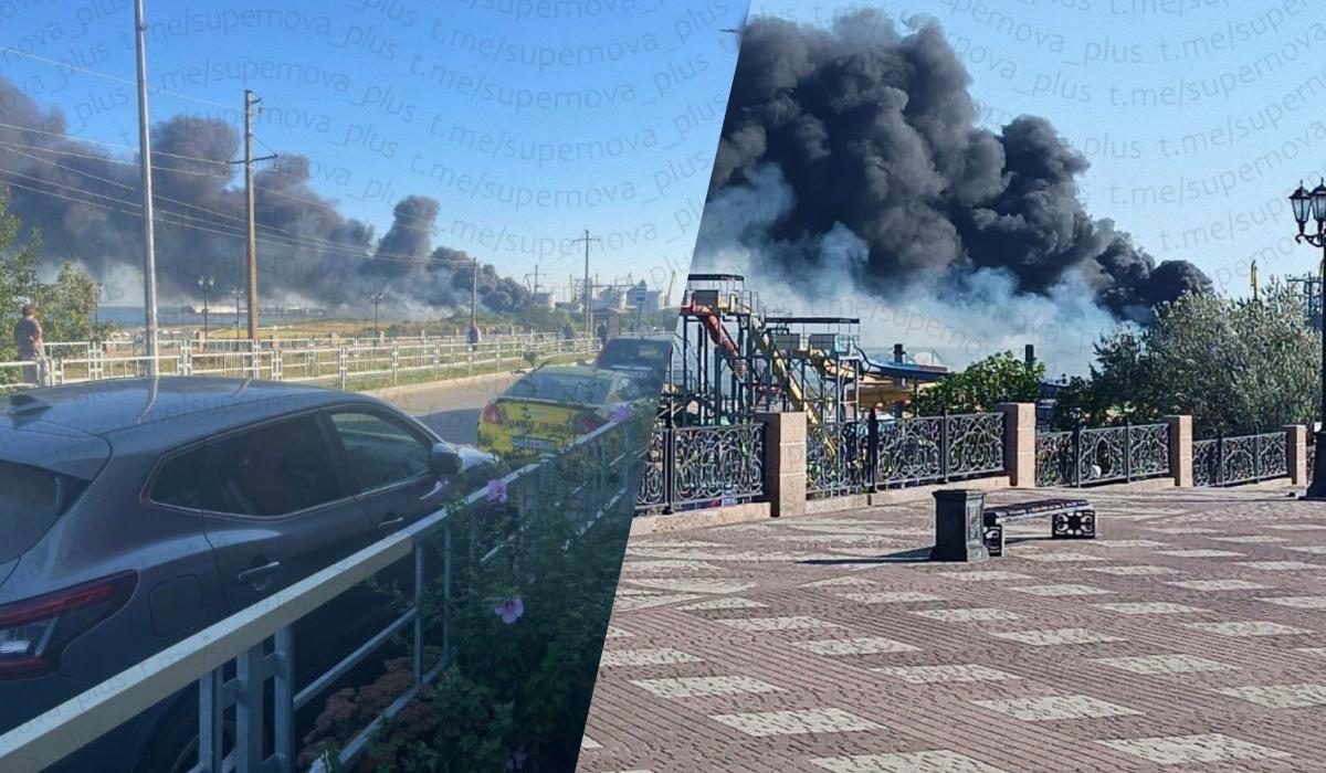 Ейск: украинские дроны ударили по местному морпорту Ейск: украинские дроны ударили по местному морпорту