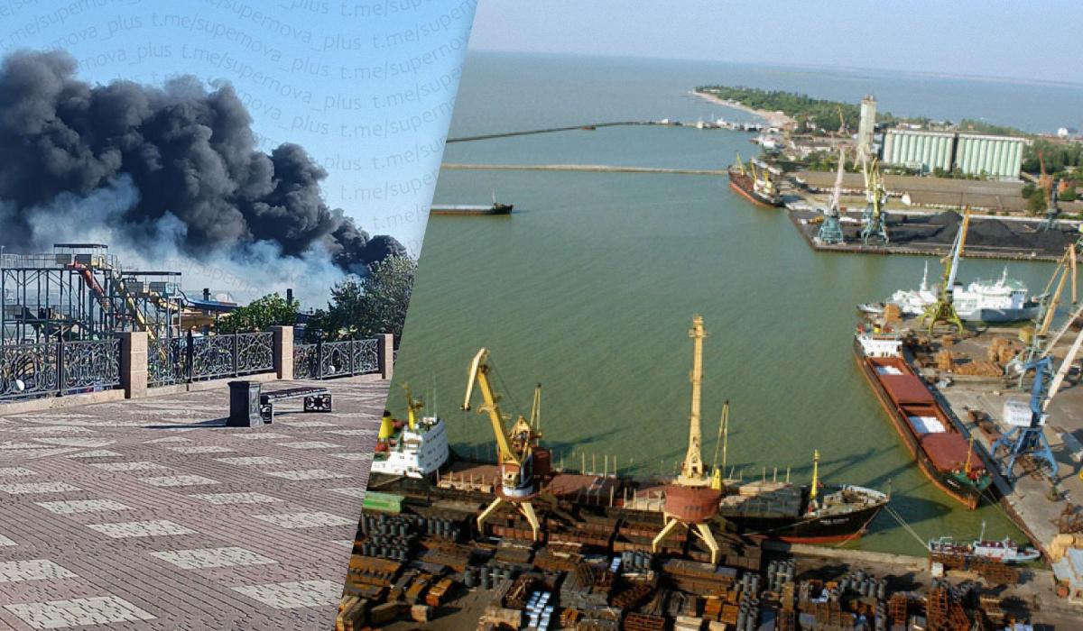 В Єйську уражено нафтоналивний комплекс: деталі від Генштабу В Єйську уражено нафтоналивний комплекс: деталі від Генштабу