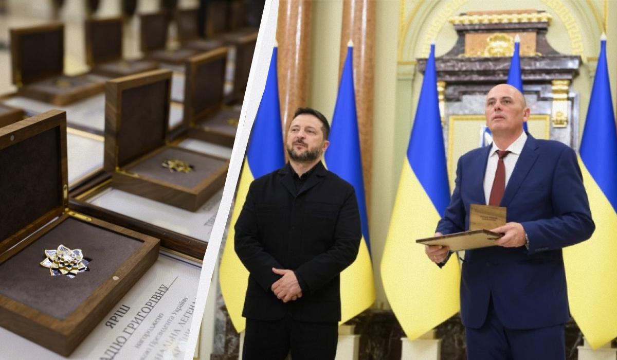 Зеленський відзначив директора Придніпровської ТЕС ДТЕК нагородою 'Національна легенда України' Зеленський відзначив директора Придніпровської ТЕС ДТЕК нагородою 'Національна легенда України'