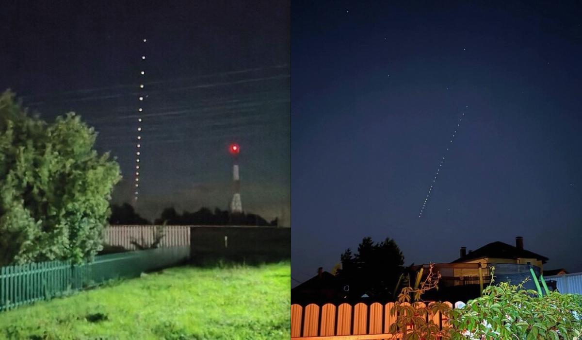 Над РФ заметили необычную активность Starlink после награждения Маска орденом, - OSINT Над РФ заметили необычную активность Starlink после награждения Маска орденом, - OSINT