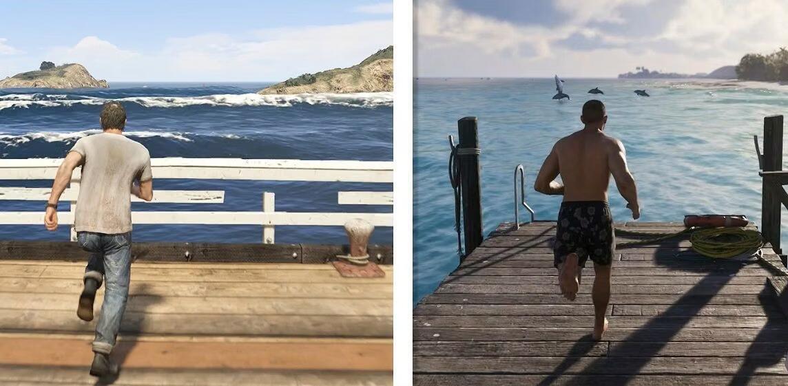 Як змінилася графіка за 13 років: блогер наочно порівняв GTA 5 та GTA 6