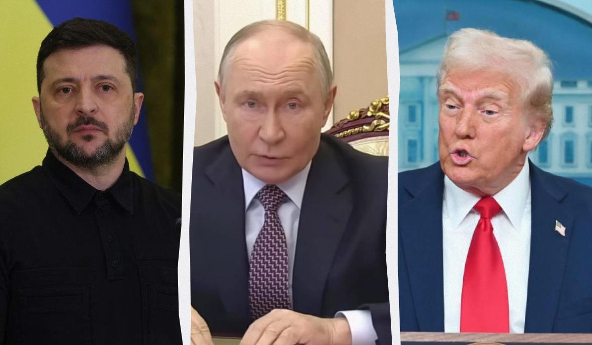 У Путина назвали условие для трехсторонней встречи с Зеленским и Трампом У Путина назвали условие для трехсторонней встречи с Зеленским и Трампом