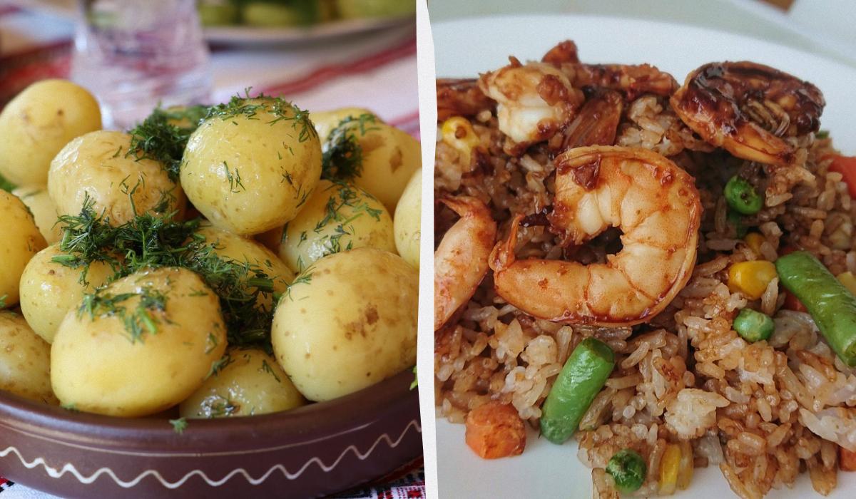 Картопля проти рису: дієтологи розповіли, який продукт корисніший