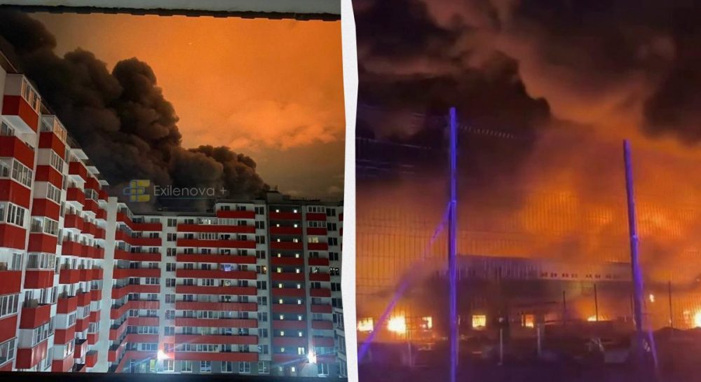 горить Іжорська промзона