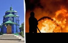 В Херсонской области РФ дронами уничтожила уникальный храм, построенный без единого гвоздя