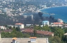 Дрони вже пів доби атакують Крим: ГУР провів "морський парад" у Ялті
