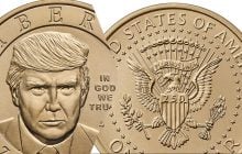 Портрет Трампа появится на долларовых монетах, и их будут продавать дороже номинала
