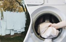 Две капли на ватный диск - и в барабан: вещи белоснежные, как будто новые