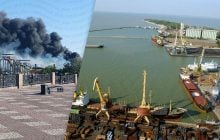 В Ейске поражен нефтеналивной комплекс: детали от Генштаба