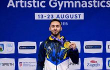 Гимнаст Назар Чепурный завоевал первую золотую медаль в карьере на чемпионате Европы