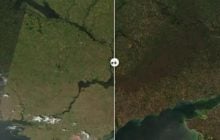 Линию фронта в Украине уже видно из космоса: спутники запечатлели последствия боев