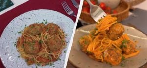 Быстрые спагетти с фрикадельками и соусом: вкусный рецепт без кастрюли