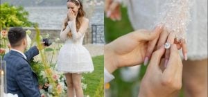 26-річна українська акторка заручилася на озері Комо і показала яскраві кадри