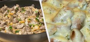 Куриные сердечки просто тают во рту: быстрый рецепт с нежным сметанным соусом