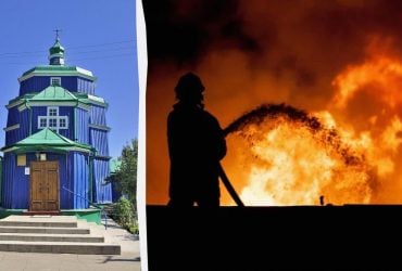 На Херсонщині окупанти дронами знищили унікальний храм, який збудований без жодного цвяха