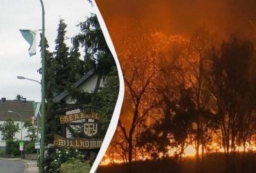 У Німеччині через лісову пожежу повністю евакуювали село