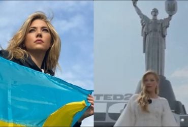 Зірка "Вікінгів" приїхала у Київ і зробила заяву про завершення війни в Україні (відео)