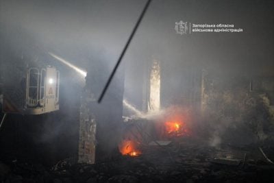 Россия ударила по Запорожью дронами и КАБами: есть погибший и раненые (фото, видео)