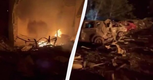 росіяни вдарили авіабомбою по дев’ятиповерхівці