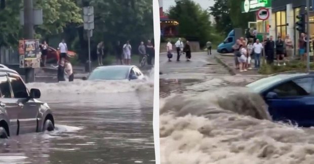 Водоплаваюча Tesla Model 3 в Україні здивувала американців