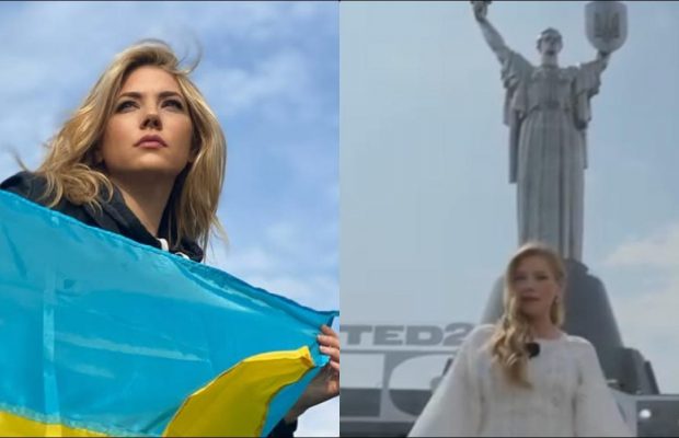Зірка "Вікінгів" приїхала у Київ і зробила заяву про завершення війни в Україні (відео)
