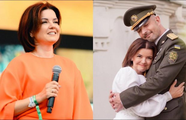 Після 22 років разом: відома українська ведуча повінчалася із чоловіком-воїном (фото)
