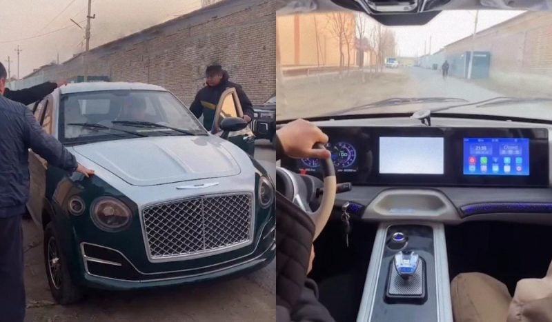 Чоловік придбав китайську копію Bentley лише за 3100 доларів (відео)