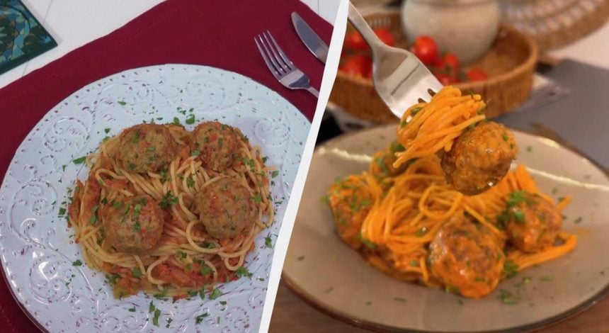 Быстрые спагетти с фрикадельками и соусом: вкусный рецепт без кастрюли