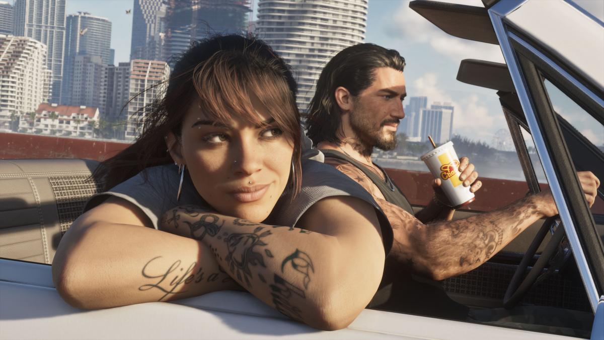 Rockstar показала много скриншотов GTA 6 с Джейсоном, Люсией и Вайс-Сити