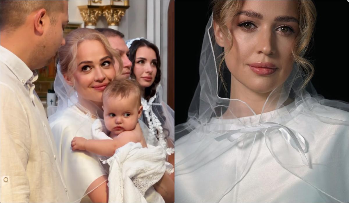 Переможниця "Холостяка" похрестила 4-місячну доньку: зворушливі кадри