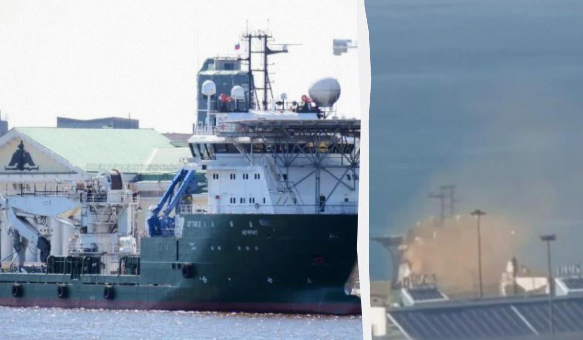 В Сочи морской дрон атаковал российское судно обеспечения NEFRIT (видео) В Сочи морской дрон атаковал российское судно обеспечения NEFRIT (видео)