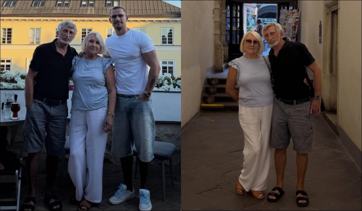 'На базе': Цымбалюк с родителями и возлюбленной выехал из Киева (фото) 'На базе': Цымбалюк с родителями и возлюбленной выехал из Киева (фото)