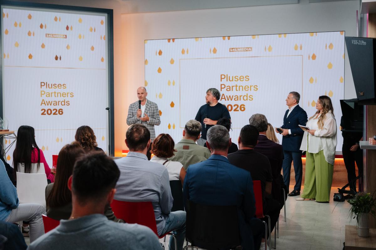 1+1 media відзначила партнерів на щорічній церемонії Pluses Partners Awards 2026 1+1 media відзначила партнерів на щорічній церемонії Pluses Partners Awards 2026