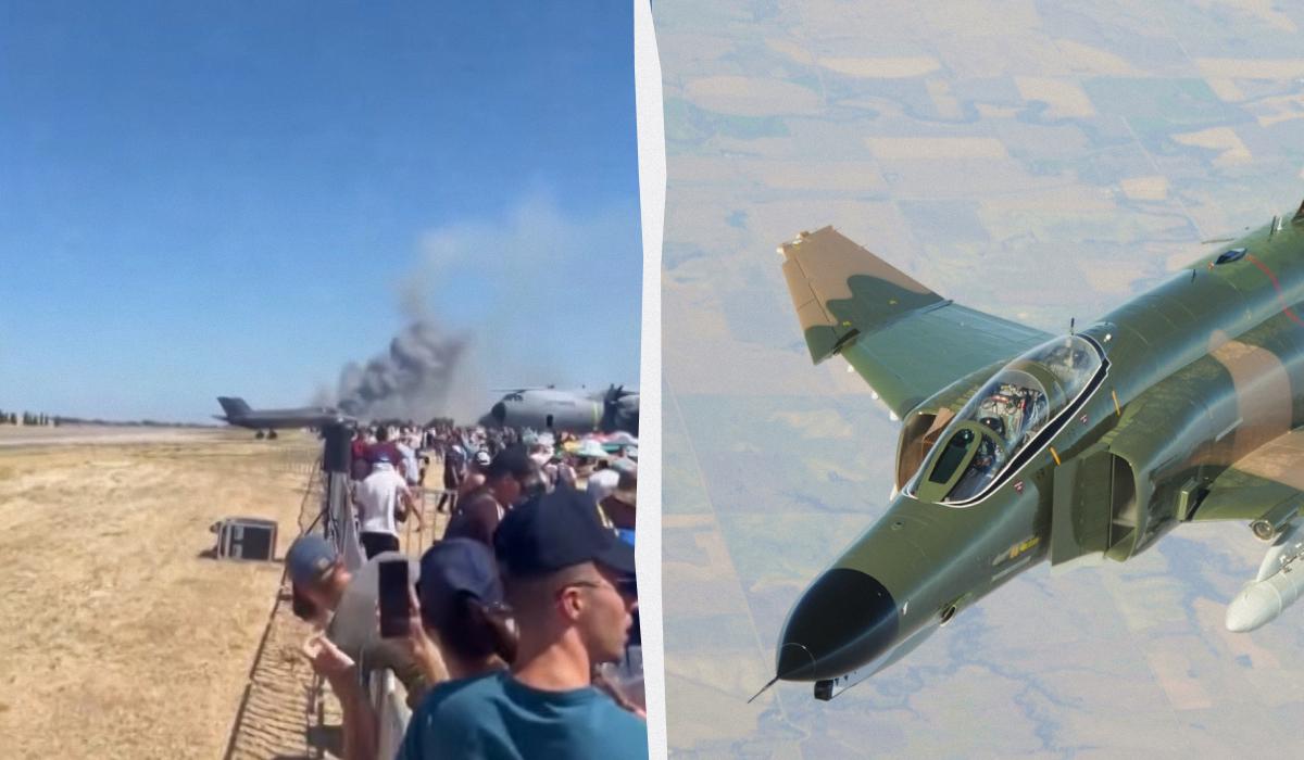 В Греции во время авиашоу разбился военный самолет: погибли два пилота В Греции во время авиашоу разбился военный самолет: погибли два пилота