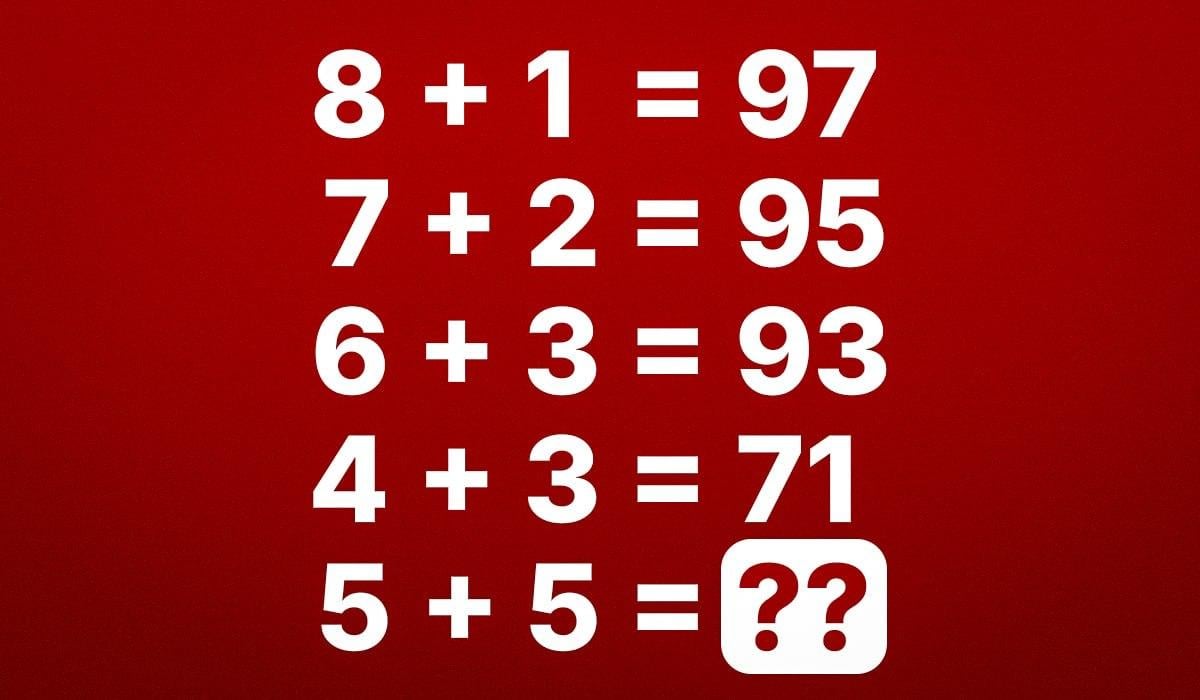 Если 7 + 2 = 95, то сколько будет 5 + 5: математическая головоломка Если 7 + 2 = 95, то сколько будет 5 + 5: математическая головоломка