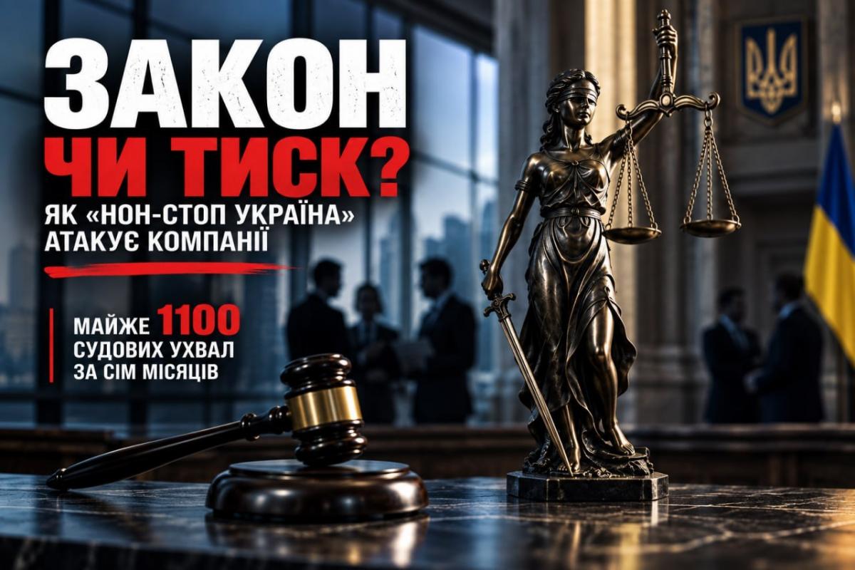 Почти 1100 судебных решений за семь месяцев: Forbes исследовал активность ОО 'Нон-Стоп Украина' Почти 1100 судебных решений за семь месяцев: Forbes исследовал активность ОО 'Нон-Стоп Украина'