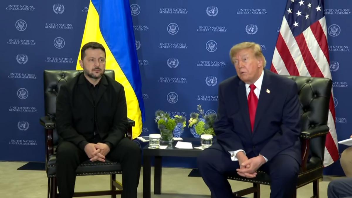 Зеленский и Трамп встретились в Нью-Йорке: что они сказали Зеленский и Трамп встретились в Нью-Йорке: что они сказали