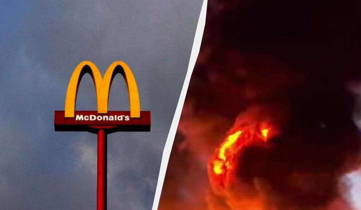 Росіяни вдарили по складу McDonald's, - Зеленський Росіяни вдарили по складу McDonald's, - Зеленський